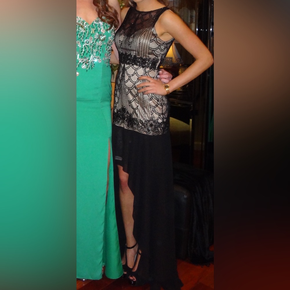 Sue Wong RARE 1920’s style high-low gown